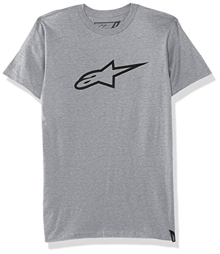 Alpinestars Ageless Camiseta Clásica, Heather Grey/Negro, XL para Hombre