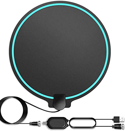 Antena TV Interior,240KM Alcance con Amplificador de Señal Antena de TV Digital HD para Interiores,Gratuita con Cable Coaxial de 4M, 4K 1080P, Antena de TV más Potente… Antena TV Interior,240KM Alcance con Amplificador de Señal Antena de TV Digital HD para Interiores,Gratuita con Cable Coaxial de 4M, 4K 1080P, Antena de TV más Potente…