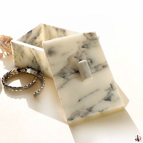 Arabesque 24 – Joyero de mármol blanco especial de Carrara