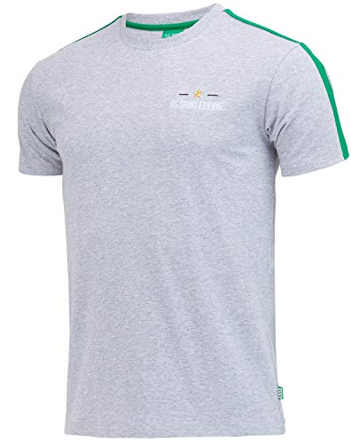 AS Saint Etienne - Camiseta Oficial para Hombre, Hombre, Gris, XXL