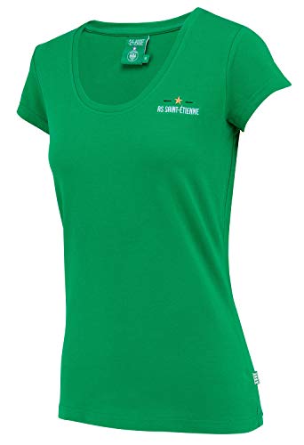 AS Saint Etienne - Camiseta Oficial para niña, Niñas, Verde, 8 años