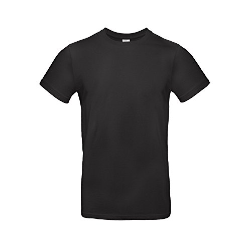 B&C - Camiseta básica para Hombre (Grande (L)/Negro)