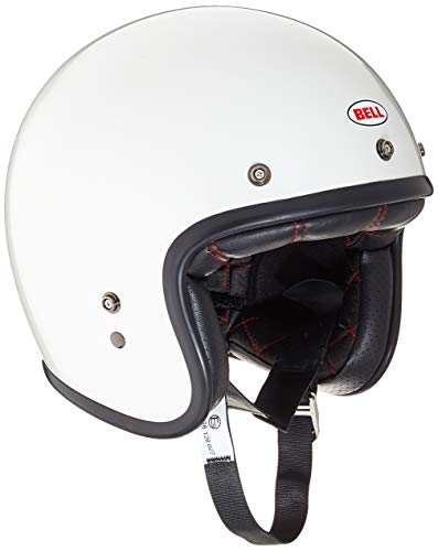 Bell Custom 500 Solid Helmet, Hombre, Vintage White, L