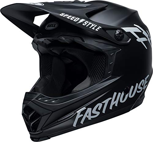 BELL Full-9 Fusion MIPS Casco Integral MTB, Unisex, Fasthouse Mate Negro, X-Large/59-61 cm