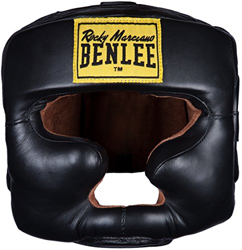BenLee Rocky Marciano Headguard - Casco Protector para Boxeo, Color Negro (Black) - S-M
