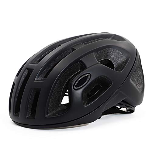 Bike Helmet, Casco de Bicicleta Ultralight Mountain Bike Road Hombres y Deportes al Aire Libre de Las Mujeres (Color : Black)