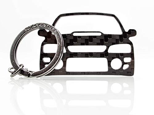 BlackStuff Llavero De Fibra De Carbono Cadena De Claves Compatible con Impreza GC GM GF Classic 1993-2001 BlackStuff Llavero De Fibra De Carbono Cadena De Claves Compatible con Impreza GC GM GF Classic 1993-2001