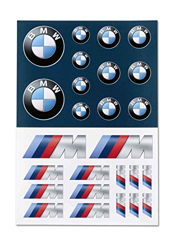 BMW - Juego de pegatinas originales con logotipo M