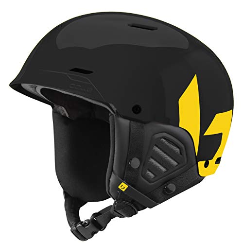 Bollé Mute Casco de Ski Black&Yellow Adultos Unisex 52-55 cm, Black
