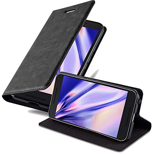 Cadorabo Funda Libro para LG Nexus 5X en Negro Antracita - Cubierta Proteccíon con Cierre Magnético, Tarjetero y Función de Suporte - Etui Case Cover Carcasa Cadorabo Funda Libro para LG Nexus 5X en Negro Antracita - Cubierta Proteccíon con Cierre Magnético, Tarjetero y Función de Suporte - Etui Case Cover Carcasa