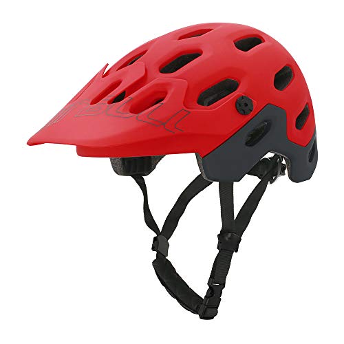 Cairbull Supercross Super Lightweight Bike Helmets 54-58cm Bicycle Helmet Casco de Ciclismo de montaña Black Orange (Nuevo Rojo, S/M)