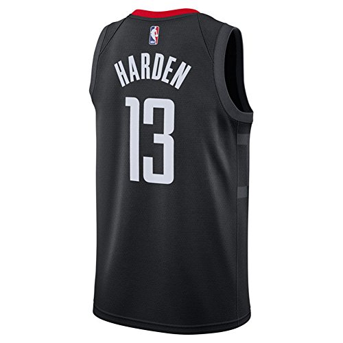 Camiseta sin mangas de Rockets para hombre, color blanco y negro, 17/18, de Harden, hombre, negro, Large