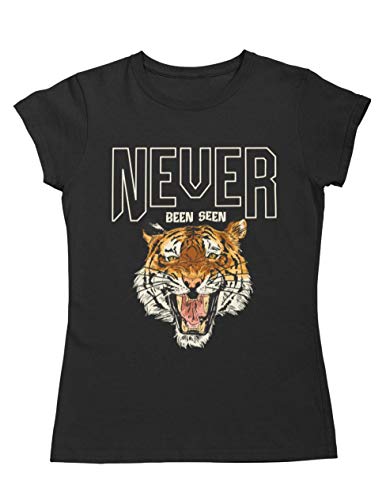 Camiseta Tigre Never mujer moda