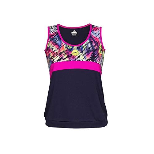 Camiseta Tirantes Pádel Mujer J´HAYBER Print Blue-Pink. DS3196. Talla M