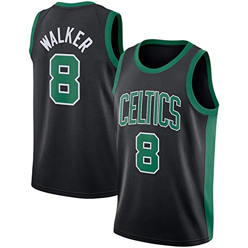Camisetas De La NBA para Hombre, Boston Celtics NBA 8# Camisetas De Baloncesto Kemba Walke - Camiseta Cómoda Unisex con Chaleco Deportivo De Baloncesto,M(170~175CM/65~75KG)