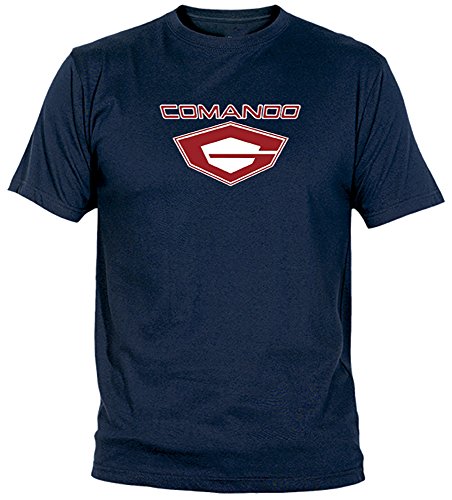 Camisetas EGB Camiseta Comando G Adulto/niño ochenteras 80´s Retro (XL, Marino)