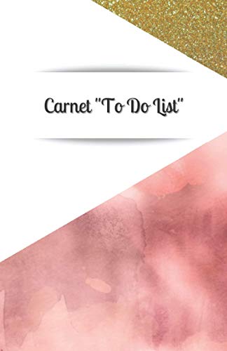 Carnet "To Do List": Listes à cocher - Organisateurs de tâches quotidiennes - 100 pages pré-remplies - A5 Couverture souple