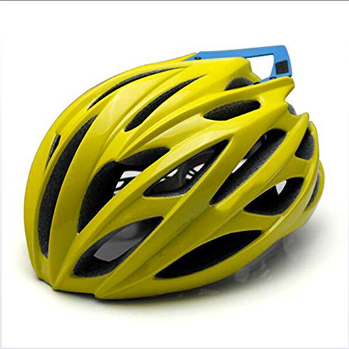 Casco Bicicleta, Casco Ajustable Certificado CE Protección de Seguridad de Bicicleta Ligera para Montar en Bicicleta Casco de Bicicleta BMX Scooter Skate,Amarillo