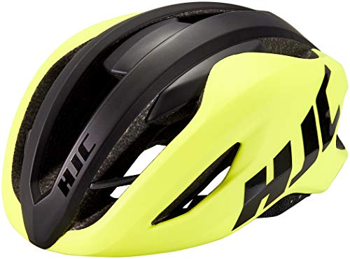 Casco de bicicleta HJC VRoad mate brillante amarillo negro contorno de la cabeza M/L | 55-59 cm 2021