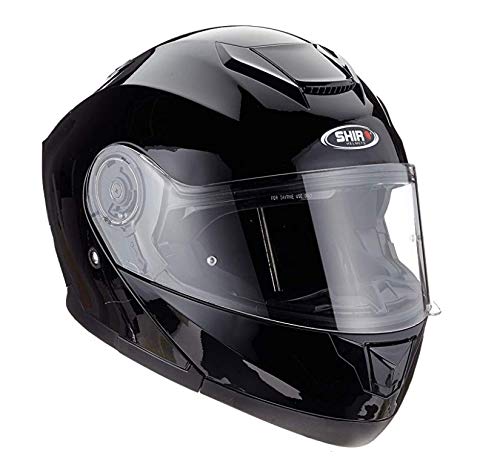 Casco modular SH507, color negro, talla L