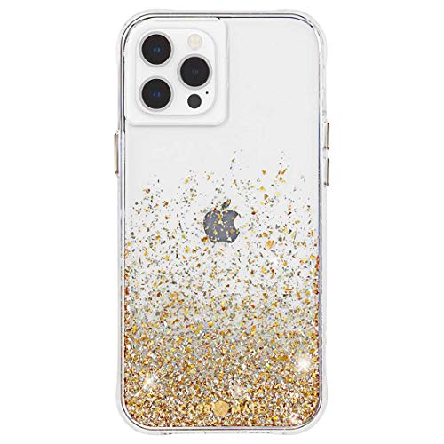 CASE-MATE iPhone 12 Pro MAX Twinkle Ombré - Oro con micropel