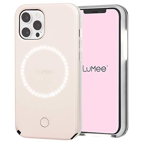 Case-Mate LuMee Halo by Funda iPhone 12 and iPhone 12 Pro (5G) - Iluminacion para Selfie y Trasera - 6.1 Pulgadas - Rosa