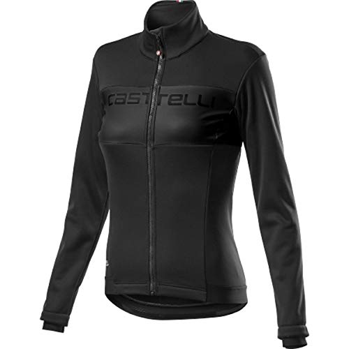 CASTELLI Como Jacket - Chaqueta deportiva para mujer, color negro, talla XS