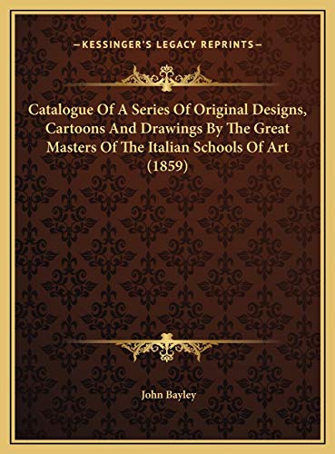 Catalogue of a Series of Original Designs, Cartoons and Draw