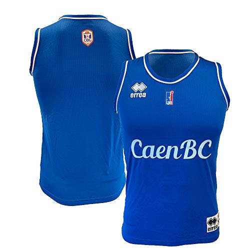 CBC Caen - Camiseta Oficial de Baloncesto 2018-2019, Unisex Adulto, Color Azul, tamaño Large