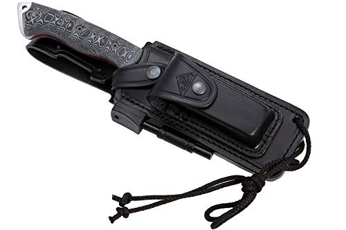 CDS-Survival CELTIBERO - Cuchillo supervivencia caza monte bushcraft camping outdoor campo - Funda de piel con pedernal y piedra afilar incluidos - Acero MOVA 58 - Fabricado en España CDS-Survival CELTIBERO - Cuchillo supervivencia caza monte bushcraft camping outdoor campo - Funda de piel con pedernal y piedra afilar incluidos - Acero MOVA 58 - Fabricado en España