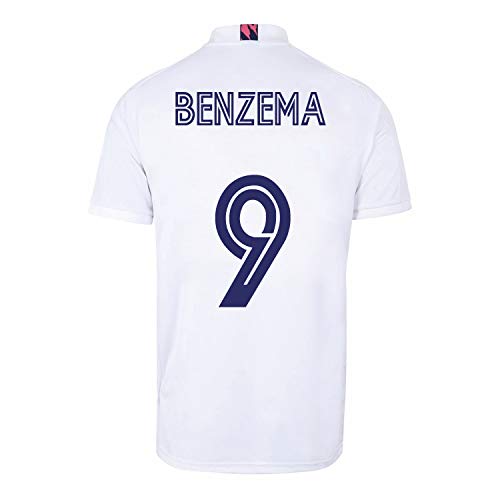 Champion's City Kit - 9 Benzema - Camiseta y Pantalón Infantil Primera Equipación - Real Madrid - Réplica Autorizada - Temporada 2020/2021