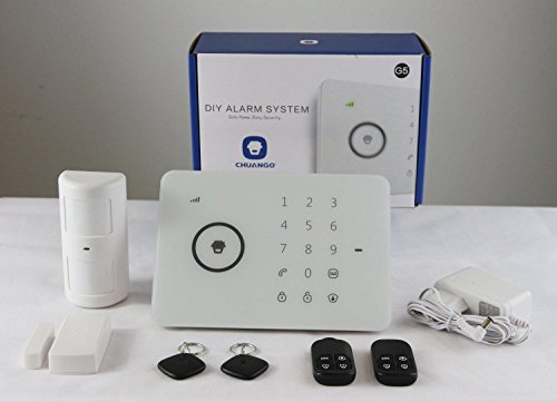 CHUANGO 1 gsm/SMS/RFID Touch Alarm System, Blanco