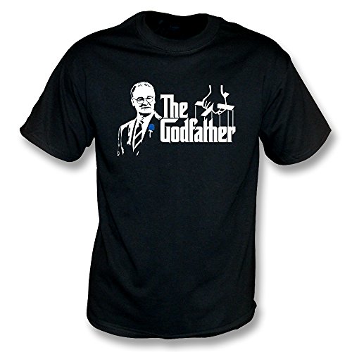 Claudio Ranieri - Camiseta para Hombre (Leicester City) (Talla XL, Negro) Claudio Ranieri - Camiseta para Hombre (Leicester City) (Talla XL, Negro)