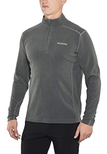 Columbia Klamath Range II Forro Polar con Media Cremallera, Hombre, Gris (Grill), L