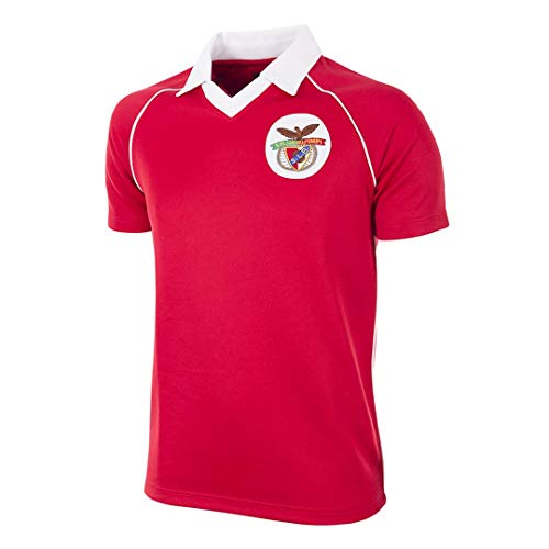 Copa Camiseta para Hombre SL Benfica 1983-84 Retro Fútbol Camiseta Retro Cuello Fútbol, Hombre, 189, Rojo, XXL