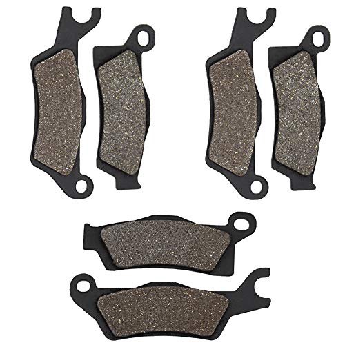 Cyleto Pastillas de freno delanteras y traseras para Can AM Outlander 1000 4 x 4 DPS XMR STD XT XTP 2013 2014 / Outlander Max 1000 4 x 4 DPS XT XTP LTD STD XMR 2013 2014 Cyleto Pastillas de freno delanteras y traseras para Can AM Outlander 1000 4 x 4 DPS XMR STD XT XTP 2013 2014 / Outlander Max 1000 4 x 4 DPS XT XTP LTD STD XMR 2013 2014
