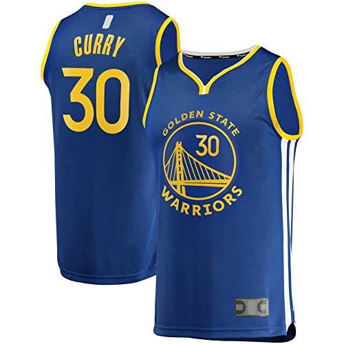DENGPAO Royal Stephen Camiseta Curry Clothing Golden Basketball Jersey State Traning Jersey Warriors #30 Fast Break Player Jersey Icon Edition-XL