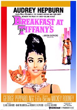 Desayuno en Tiffany's – Promo Classic Movie – laminado/encapsulado – Las medidas pueden variar de 86,5 x 61 cm a (91,5 x 61 cm) aprox.