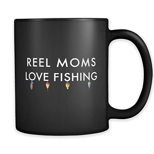 DKISEE Regalo de la madre de la pesca, regalo para la mamá, carrete mamá amor taza de la pesca, carrete mamá taza, carrete regalo mamá, regalos de pesca, pesca tazas, regalo #a171