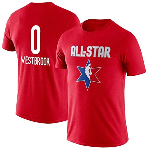 Dll El Nuevo Desgaste del Entrenamiento de Baloncesto de la NBA All-Star de Manga Corta Camiseta Camiseta de Baloncesto (Color : T16, Size : M)