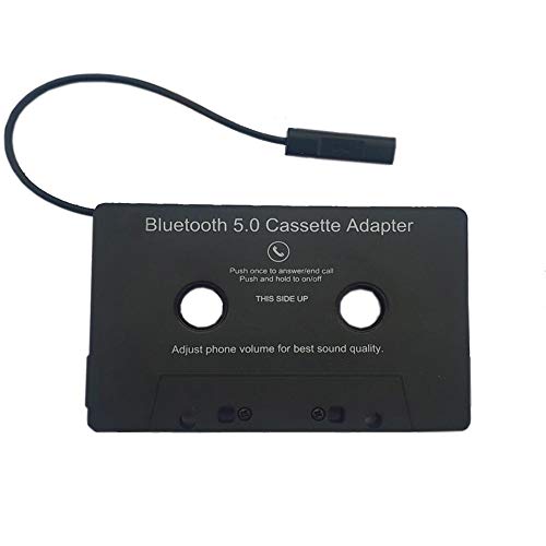 Euopat Car Bluetooth Audio Cassette, Universal Car Cassette Adapter To Aux Adapter para Smartphones Cassette Adapter Car Batería incorporada
