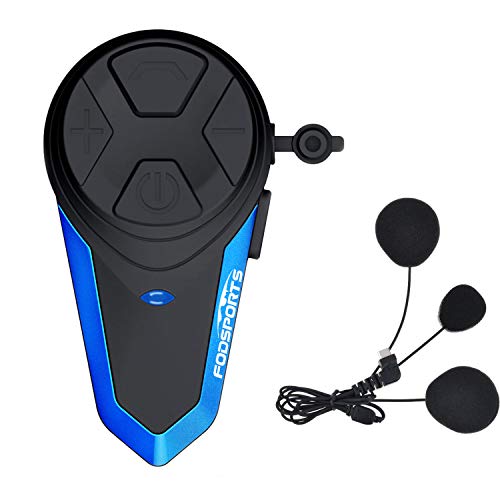 Fodsports Intercomunicador Casco Moto BT-S3 Bluetooth Cascos Moto Telefono Radio FM Impermeable Manos Libres Moto Motorcycle Intercom Headset (1 Packs of Soft Headphone) Fodsports Intercomunicador Casco Moto BT-S3 Bluetooth Cascos Moto Telefono Radio FM Impermeable Manos Libres Moto Motorcycle Intercom Headset (1 Packs of Soft Headphone)