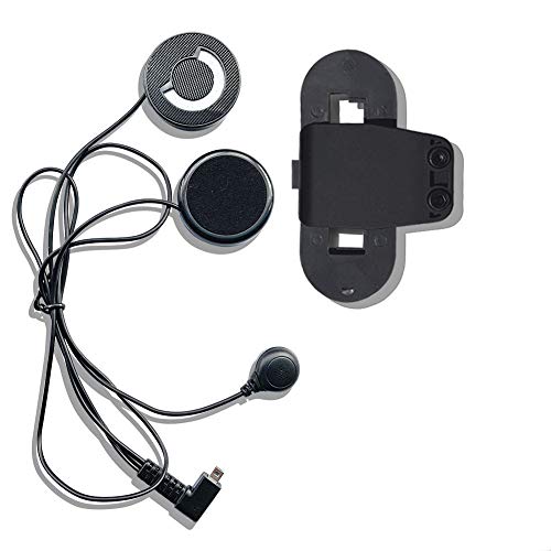 FreedConn Auriculares Para Casco Moto Intercom Talkie accesorio Clip y auriculares manos libres para el T-COMVB y T-COMSC casco de la motocicleta de Bluetooth Interphone del intercomunicador