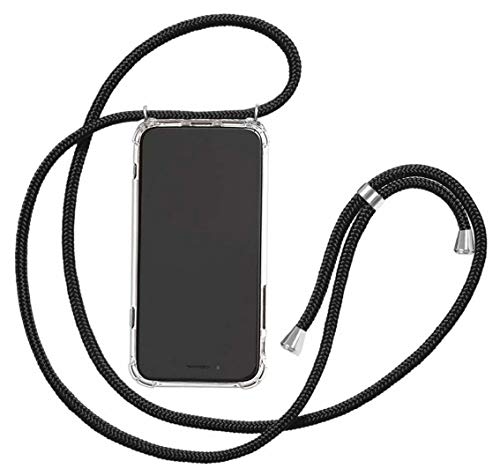Funda con Cuerda Samsung Galaxy S8 Funda Carcasa Transparente Silicona Case TPU Colgante Ajustable Collar Correa de Cuello Cordón Negro Cover Caso Fundas Samsung S8 Carcasa Funda con Cuerda Samsung Galaxy S8 Funda Carcasa Transparente Silicona Case TPU Colgante Ajustable Collar Correa de Cuello Cordón Negro Cover Caso Fundas Samsung S8 Carcasa