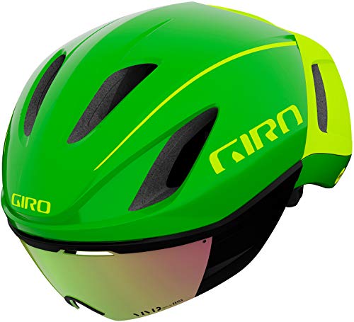 Giro Vanquish MIPS 2021 - Casco de triatlón, talla S, 51-55 cm, color verde y amarillo