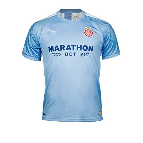 Girona FC Oficial Segunda Equipación Camiseta 2019-20, Adulto, Azul, L