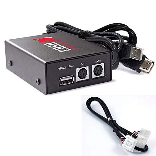 Grom Audio (Kit de integración estéreo para Auto USB3 USB Media USB USB para Mazda 3 5 6 MX5 MPV RX-8 CX-7 BT…