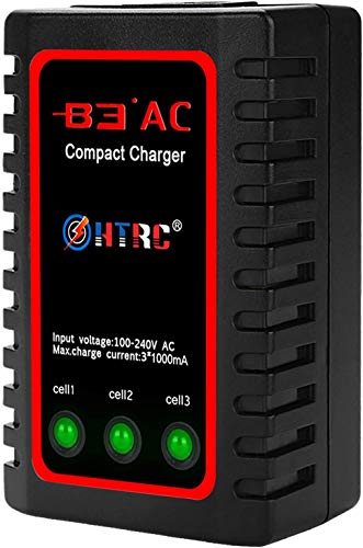 Haisito B3 Lipo Cargador para 2S 3S Batería (7.4V, 11.1V), Compacto Cargador Rápido de Batería (100-240V) für Airsoft RC Quadcopter RC Drone Car Boat Haisito B3 Lipo Cargador para 2S 3S Batería (7.4V, 11.1V), Compacto Cargador Rápido de Batería (100-240V) für Airsoft RC Quadcopter RC Drone Car Boat