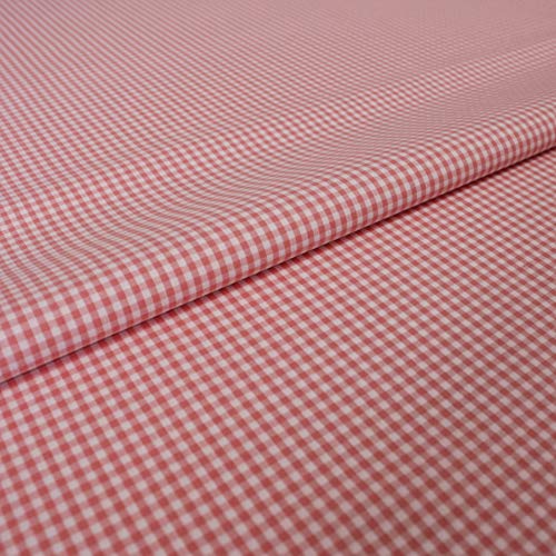 Hans-Textil-Shop Vichy Karo - Tela de algodón (2 x 2 mm, para casa de campo, decoración, costura o manualidades)