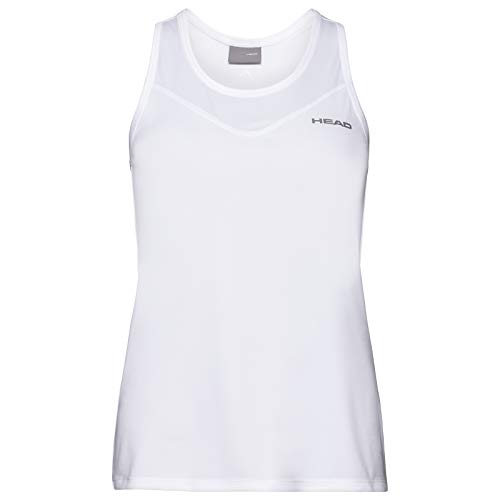 Head Camiseta sin Mangas Easy Court para Mujer, Mujer, Camiseta de Tirantes Anchos, 814560whxl, Blanco, XL